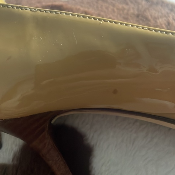 Tory Burch REA 75mm open toe pump patent calf sz 8 - Picture 14 of 15